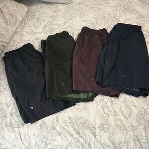 4 Pair of Men’s Lululemon Shorts